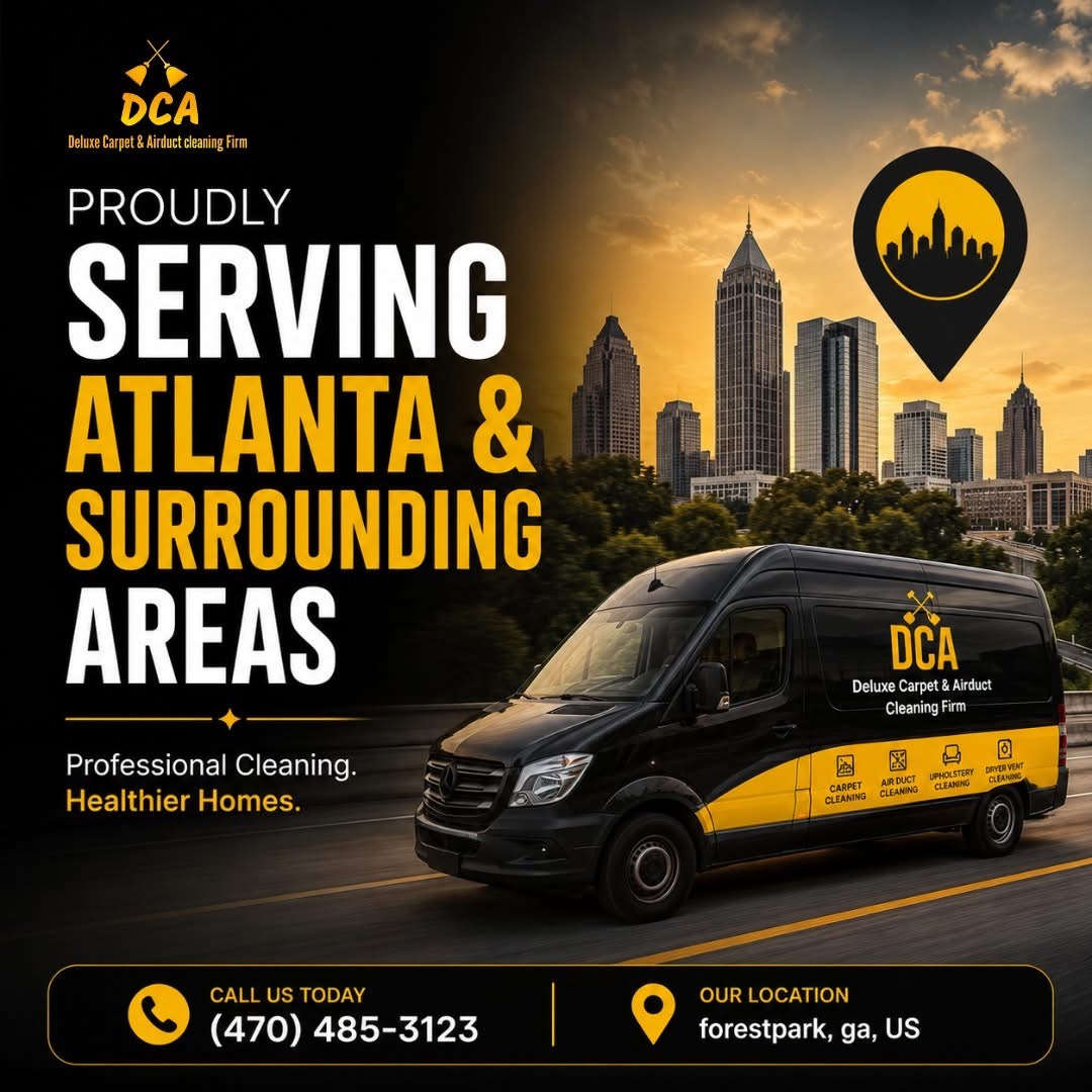 DCA cleaning service van serving Atlanta and surrounding areas