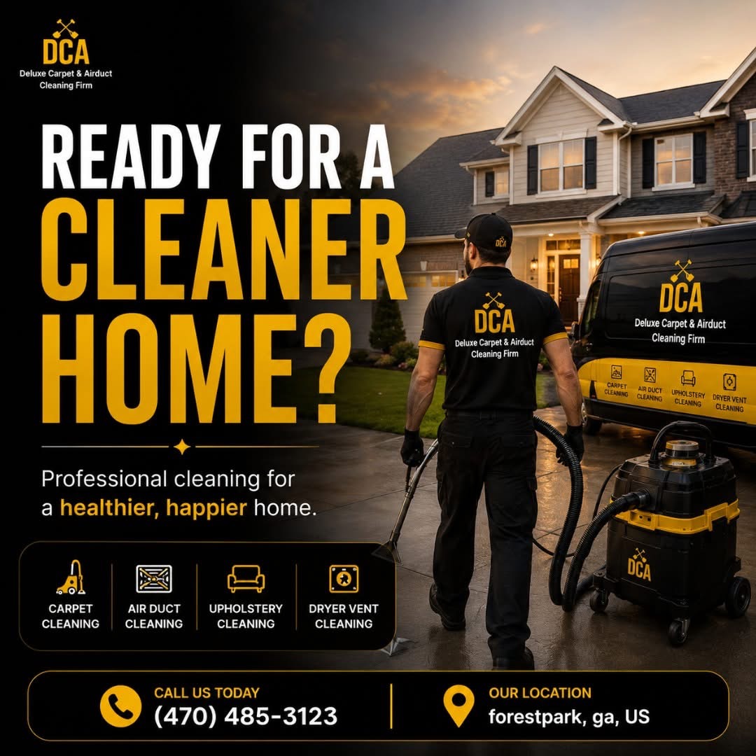 DCA technician arriving for whole-home cleaning